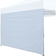 Clearance！10X10 Canopy Sidewall,Canopy Wall,Sunshade Sidewall for 10x10 Pop Up Canopy ,Canopy Shade Wall,Canopy Side Wall,Side Wall For 10X10 Canopy,Straight Leg Canopy,1 Pack Sidewall Only (White)