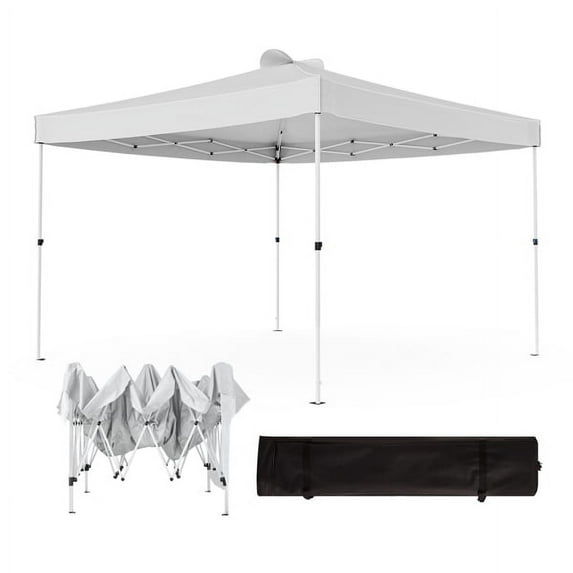 Clearance! 10X10Ft Pop up Canopy Tent Enclosed Instant Folding Canopy Shelter with Elegant Church Window Outdoor Pavilion Cater Party Wedding BBQ Events Tent