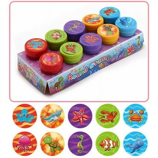 Stamp Set for Kids - Assorted Stamps for Toddlers Alphabet, Numbers, Animal  and More Stampers for Kids - 100 Pieces Self-Ink Stamp Toy for Birthday,  Party Favor, Easter Egg Stuffers or Treasure