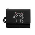 Clearance! 11*2*9cm New Cartoon Cat Purse Women's Short 3 fold O4X7 ξ 5card Wallet W3O7