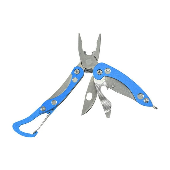 Clearance! 11 in 1 Pliers with Carabiner and Sheath Folding Camping Army Multi Tool, U5M6