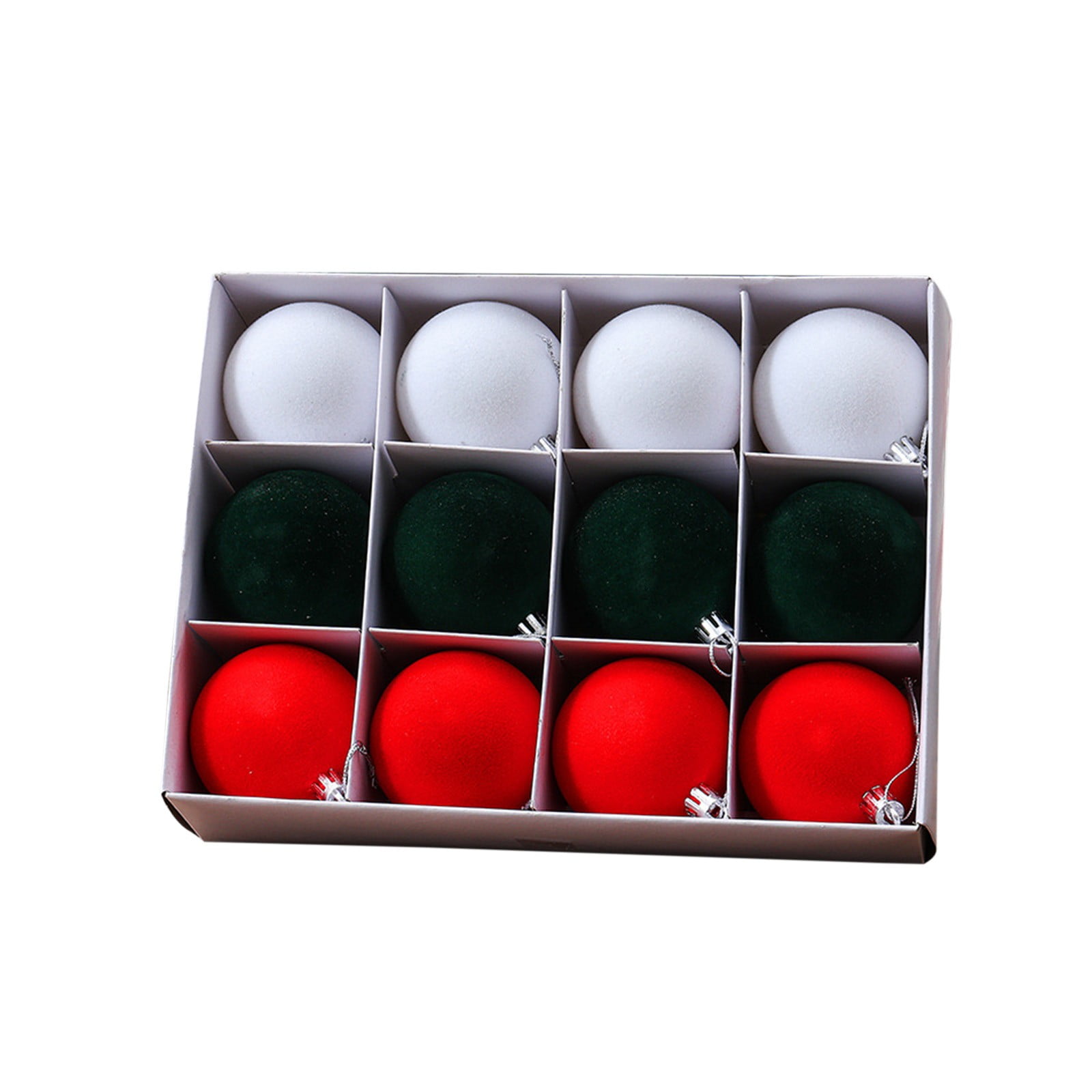 Clearance! 12PC Christmas Ball Ornament Christmas Tree Decoration Balls