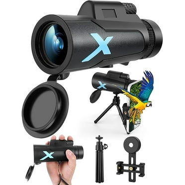 Clearance 12X50 HD Monocular Telescope, High Powered BAK-4 Prism Compact Monoculars for Adults, Larger Vision Monocular for Bird Watching Hunting Hiking Camping Travelling