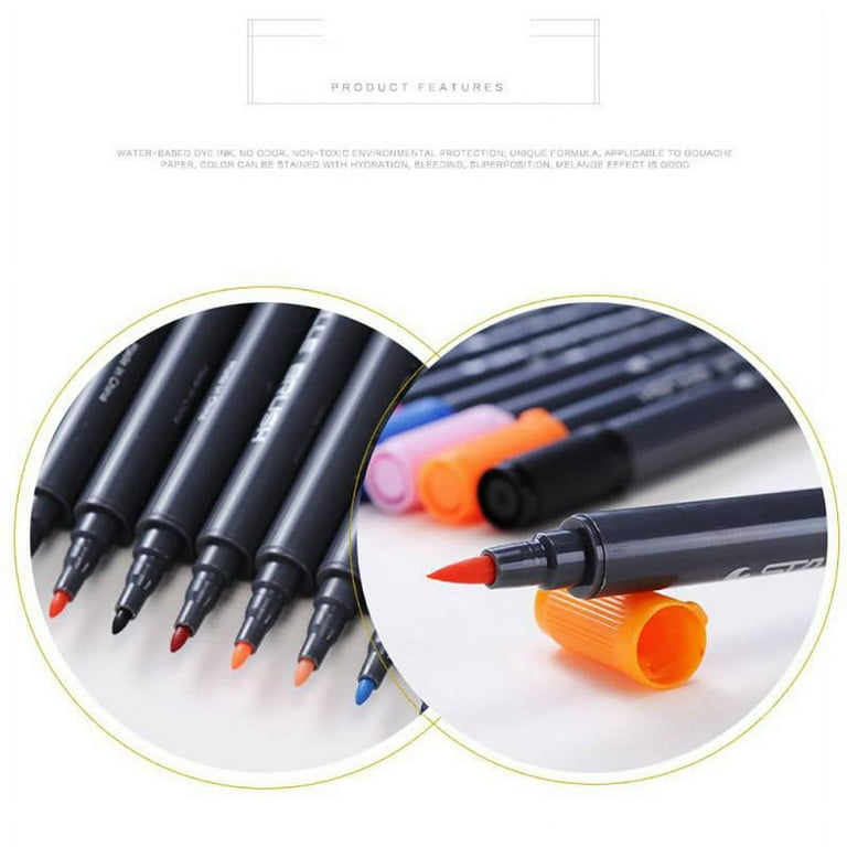 Clearance! 12pcs Dual Tip Paint Pens,Paint Markers Oil-Based