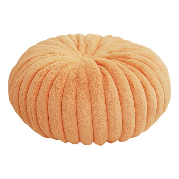 Hvmvliv 13.77x13.77x5.9in Throw Pillow for Couch Pumpkin Cushion Sofa Decorative Cushion Pumpkin Sofa Pillow Lazy Person Pillow Living Room Pillow Tatami Orange