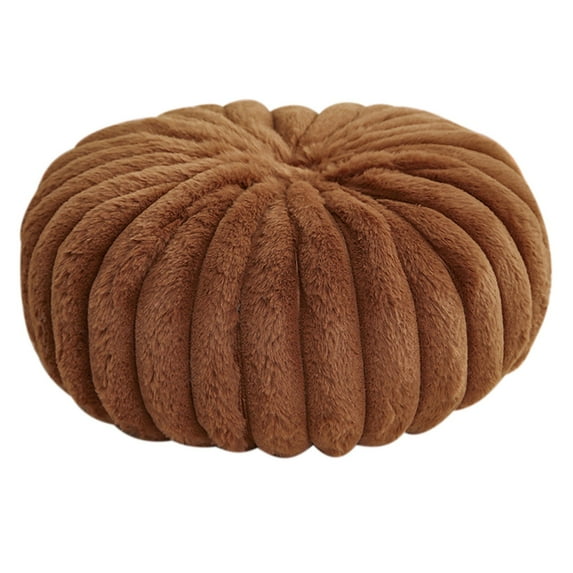 Hvmvliv 13.77x13.77x5.9in Throw Pillow for Couch Pumpkin Cushion Sofa Decorative Cushion Pumpkin Sofa Pillow Lazy Person Pillow Living Room Pillow Tatami Brown