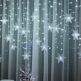 thumbnail image 1 of Clearance 13ft Christmas Snowflake Light String 96 LEDs Snowflake Light String Party Wedding Holiday Decoration Light, 1 of 5