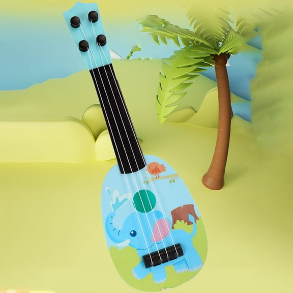 14.17" Kids Ukulele Guitar Toys with 4 Strings Keep Tones,Kids Ukulele for Beginner,Cartoon Mini Ukulele Guitar Musical Instruments Educational Learning Toys for Toddler 1-3 Year Old Kids