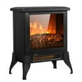 thumbnail image 1 of Clearance! 14 inch 1400w Freestanding Fireplace Fake Wood / Single Color / Heating Wire / One Rocker Flame Switch Button / One Rocker Heating Switch Button, 1 of 9