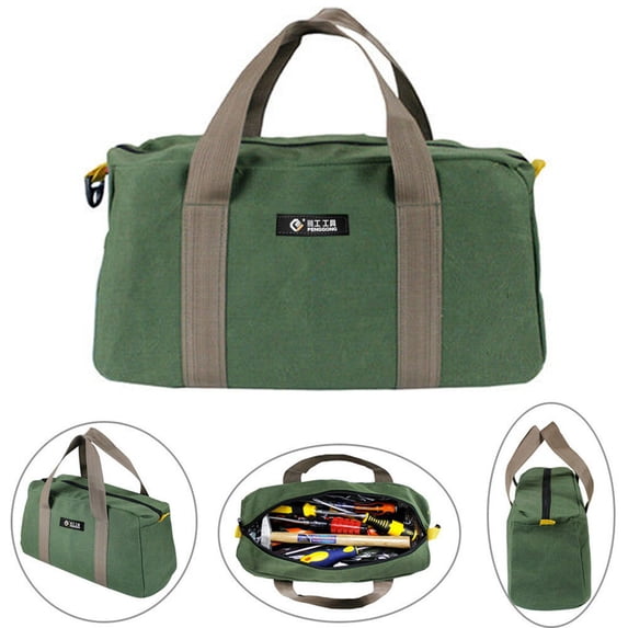 16 Inch Canvas Multifunctional Repair Tool Bag Portable Tool Bag
