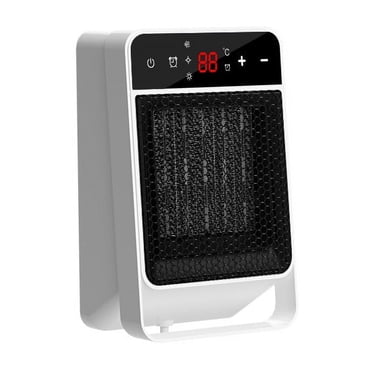 Electric Wall Outlet Small Space Heater with Adjustable Thermostat ...