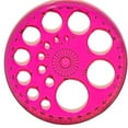 thumbnail image 1 of Clearance 1PC 360 Circular Protractor Plastic Round Ruler Template With 16 Circles For Home（Color Random）, 1 of 6