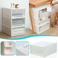 thumbnail image 1 of 1PC Drawer Type Underwear Storage Box Household Stackable Desktop Storage Box, 1 of 9