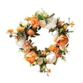 thumbnail image 1 of 15.7" Artificial Wreath, Spring Summer Wreath For Front Door Outside Farmhouse Decor Wreath Window Hanging Wall Party Wedding Decoration, 1 of 5