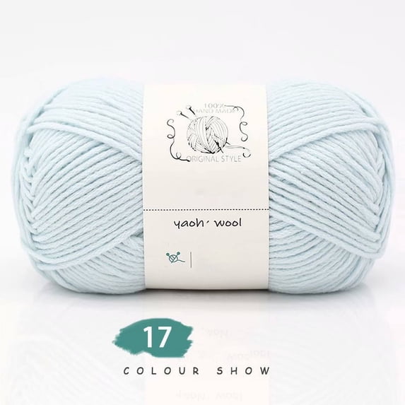 Clearance Under $2.09 Hand Woven Cotton Yarn 100g, Soft Crochet Yarn for Knitting Sweaters, Scarves, Cushions, and DIY Projects, Warm and Durable Craft Yarn