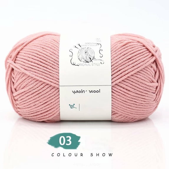 Clearance Under $2.09 Hand Woven Cotton Yarn 100g, Soft Crochet Yarn for Knitting Sweaters, Scarves, Cushions, and DIY Projects, Warm and Durable Craft Yarn