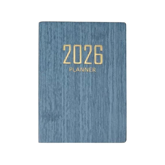 Clearance Under $2, 1 Pack 2026 Daily Pocket Planner, A7 Mini Day-Per-Page Notebook, Portable Travel Diary & Appointment Book for Home & Office, One Size(Dark Blue)