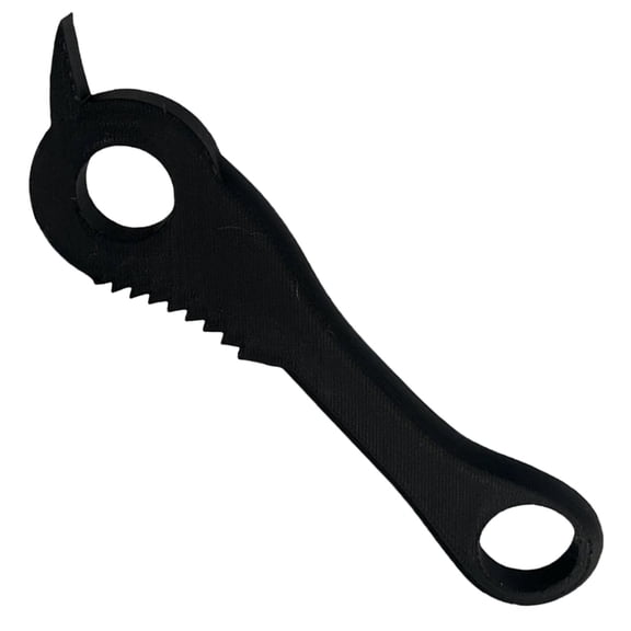 Clearance Under $2, 1 Pack Can Tab Opener Ring Pull Helper, Easy-Open Can Lid Lifter, Compact Kitchen Gadget for Seniors and Weak Hands, Portable Pocket Tool for Beverage Cans, 16.8x4x1cm (Black)