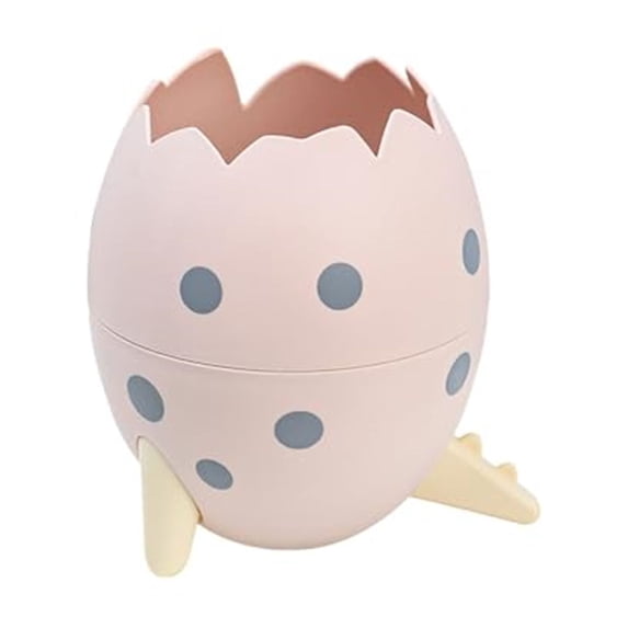 Clearance Under $2, 1 Pack Cute Dinosaur Egg Pen Holder, Aesthetic Desk Organizer, Large Capacity Pencil Cup for Office and Home Decor, Stationery Storage, One Size(Pink)