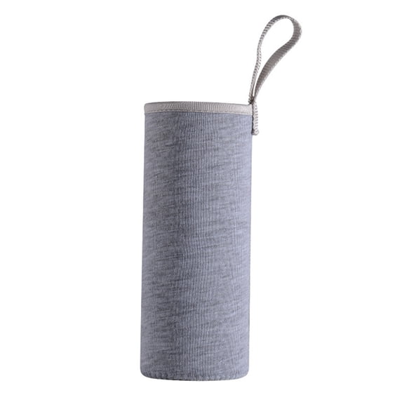 Clearance Under $2, 1 Pack Insulated Water Bottle Sleeve, Neoprene Cover for 16-18oz Glass or Plastic Bottles, Anti-Slip Protective Carrier Pouch for Travel, 550ml(Grey)