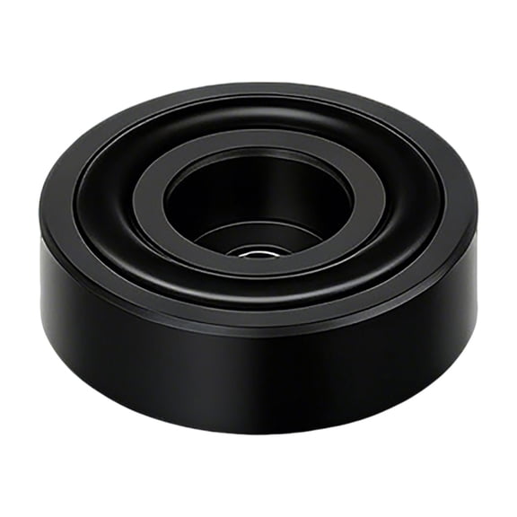 Clearance Under $2, 1 Pack Non-Slip Cutting Board Feet, Rubber Feet for Wood Chopping Boards, Small Round Metal Risers with Screws for Kitchen Countertops, 2x0.8cm(Black)