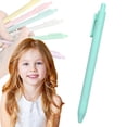thumbnail image 1 of Clearance Under $2, 1 Pack Pastel Retractable Gel Pen, 0.7mm Fine Point Pen, Quick-Dry Ink Writing Pen for Journaling & Note Taking, Plastic for Office Use, One Size(Blue), 1 of 9