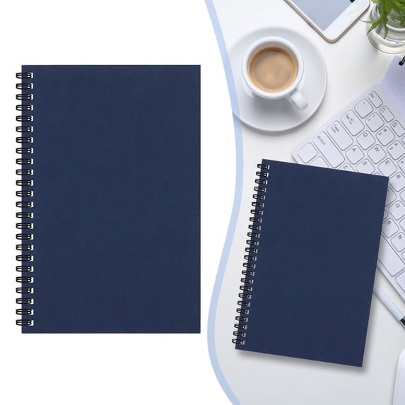 Clearance Under $2, 1 Pack Spiral Notebook A5, 100-Page Lined Journal, Kraft Cover Wirebound Notebook for Note Taking, Office & Travel, Paper, 21x14cm(A)