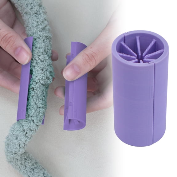 Clearance Under $2, 1 Pack Yarn Fluffer Tool, Crochet Yarn Comb, Plush Brushing Tool for Amigurumi, ABS Plastic for Knitting & Craft Projects, 7cm(Purple)