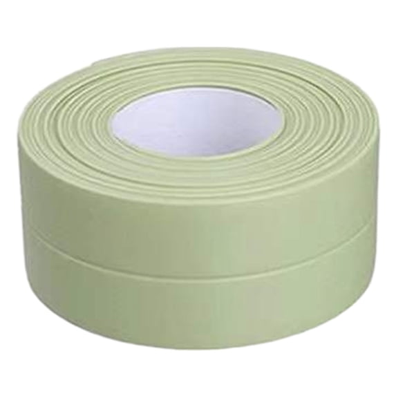 Clearance Under $2, 1 Roll Caulk Strip, Peel and Stick Trim for Bathtub and Kitchen, Waterproof Self-Adhesive Sealing Tape for Wall Edge and Corner, PVC, 320x2cm(Green)