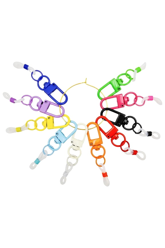Clearance Under $2.24! 10PACK Retractable Pen Clips, Lobster Clasp Badge Reel Accessories for Lanyards & Keychains, Durable, for Office & School, Multicolor, One Size