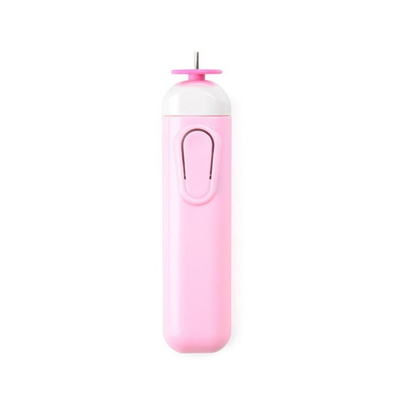 Clearance Under $2.24! 1PC Electric Quilling Pen, Battery-Operated Paper Rolling Tool with Slotted Tip, Plastic/Metal, for Paper Crafts & DIY, (11x2.5x2cm, Pink)