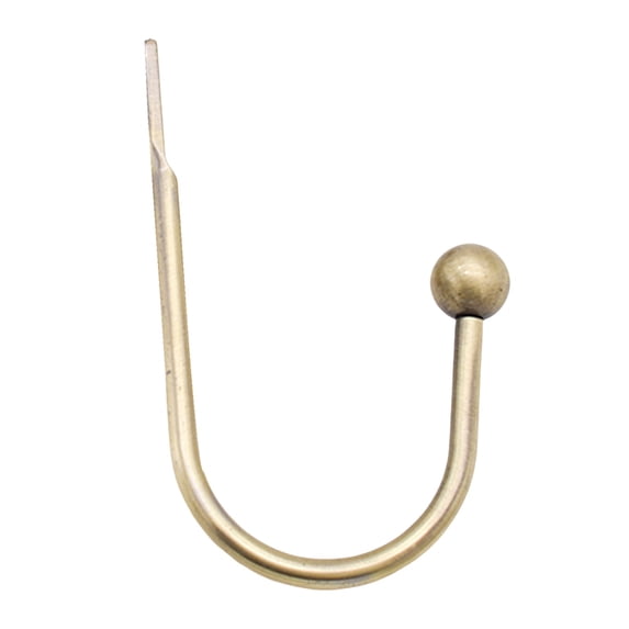 Clearance Under $2.24! 1PC Vintage Wall Hook, U-Shaped Stainless Curtain Hook for Hanging Towels & Drapes, Stainless Steel, for Bathroom & Entryway, (One Size, Bronze)