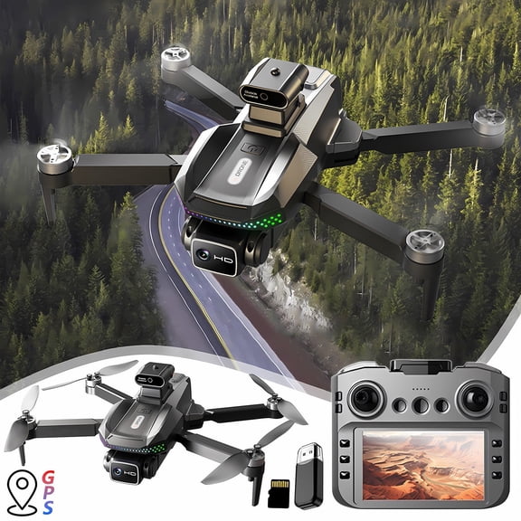 On Clearance 2.4 GHz Wi-Fi 1080P Drones with Camera for Adults 4k, Foldable FPV Mini RC Drones With Case & Remote Control, Quadcopter With GPS Long Fly Time for Kids, Teens, Adults