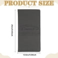 thumbnail image 1 of Clearance Under $2.89! 1PC Car Insurance Card Holder, Document Organizer with Snap Closure for Glove Box, PU Leather, for Vehicle Registration & IDs, (24x12cm, Light Gray), 1 of 4