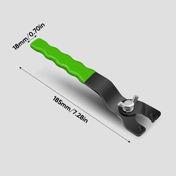 Clearance Under $2.99! 1PC Angle Grinder Wrench, Adjustable Thickened Disassembly Tool for Grinder Lock Nuts, Metal, for Workshop & DIY, (One Size, Green)