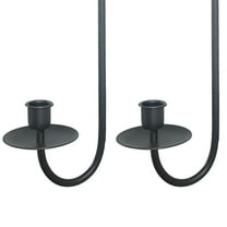 2*Metal Wall Candle Holders 2Pcs Wall Candle Sconce Holder Wall Mount Candle Holders Modern Wall Candle Sconces Hanging For Living Room Farmhouse Fireplace Wedding 16.5