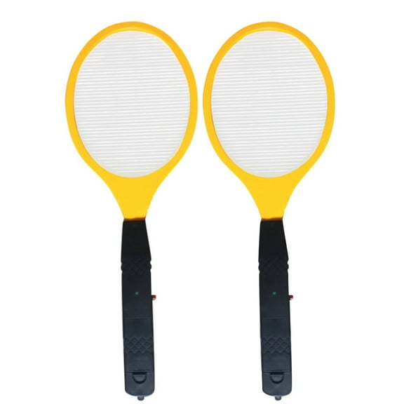 Clearance 2 Pack Electric Mosquito Swatter Rechargeable Bug Zapper Racket Safe Fly Swatter Handheld Insect Killer for Home and Outdoor