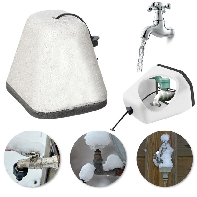 Clearance 2 Pack Outdoor Faucet Cover For Winter, Reusable Foam Faucet