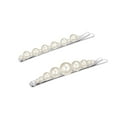 thumbnail image 1 of [Clearance] 2 Pcs Pearl Hair Pins for Women Haircut, Rust-Proof Durable Non-Slip Fahion Hair Clips for Thick and Thin Hair Jewelry Gift on Clearance, 1 of 6