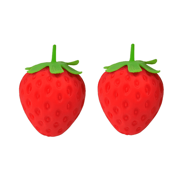 Clearance!2 Pcs Stretchy Strawberry Squishy Toys, Squeeze Strawberry,Squishy Strawberry, Gag Gifts Funny Adult, Stress Ball, Fidget Sensory Toy, ADHD Toys