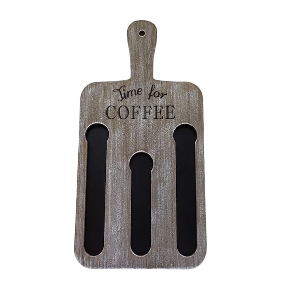 Small Coffee Capsule Storage Pendant Gray,Cups Holder Cup Coffee Pods Storage Organizer Stand Wooden Coffee Pod Wall Holder Rectangular Coffee Pod Storage Stand With Handle Coffee Pod Rack