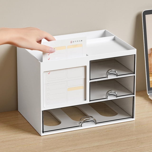 Multifunctional Desk Organizer for Pencils and Pens, Desk Organizer and Storage with Compartments, Desk Organizer for Home Art