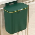 thumbnail image 1 of Clearance Under $20 Hanging Kitchen Trash Can With Lid Double Open Lid Design Kitchen Trash Can Kitchen Cabinet Door Hanging Wall Storage Bucket Kitch, 1 of 4