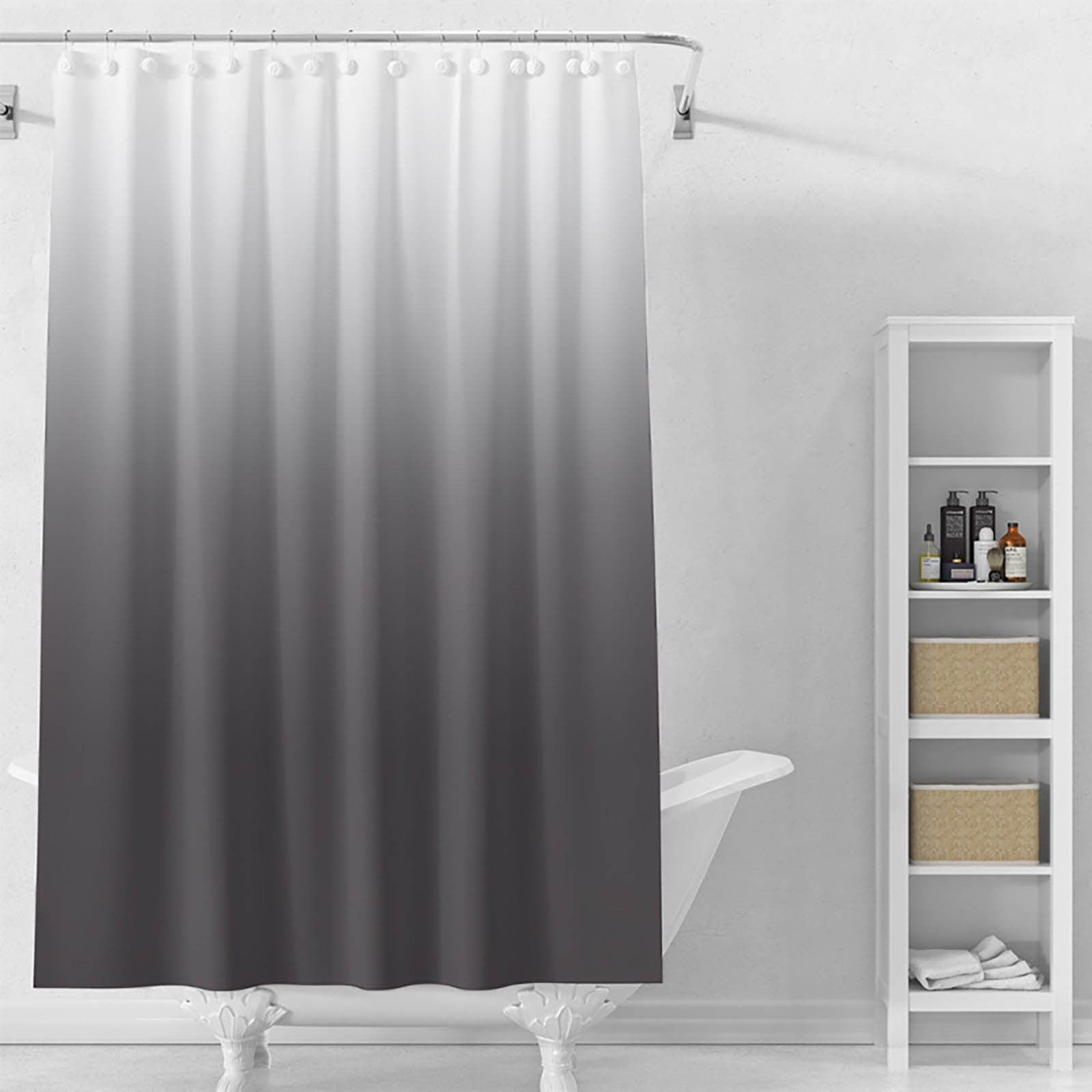 Clearance! Under $20 Ombre Shower Curtain, Mbxmh Fabric Shower Curtain ...