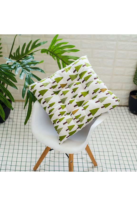 Clearance under $20! Outdoor Chair Cushions Kingtowag Cushion Geometric Forest, Outdoor Garden Patio Home Kitchen Office Sofa Chair Seat Soft Cushion Pad, 1Pc Cushion, Patio Chair Cushions on Sale