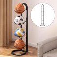 thumbnail image 1 of Clearance Under $20 Vertical Storage Rack Metal Basketball Holder Multi Layer Organizer Rack Standing Basketball Rack Stand Simple Storage Shelf For B, 1 of 6