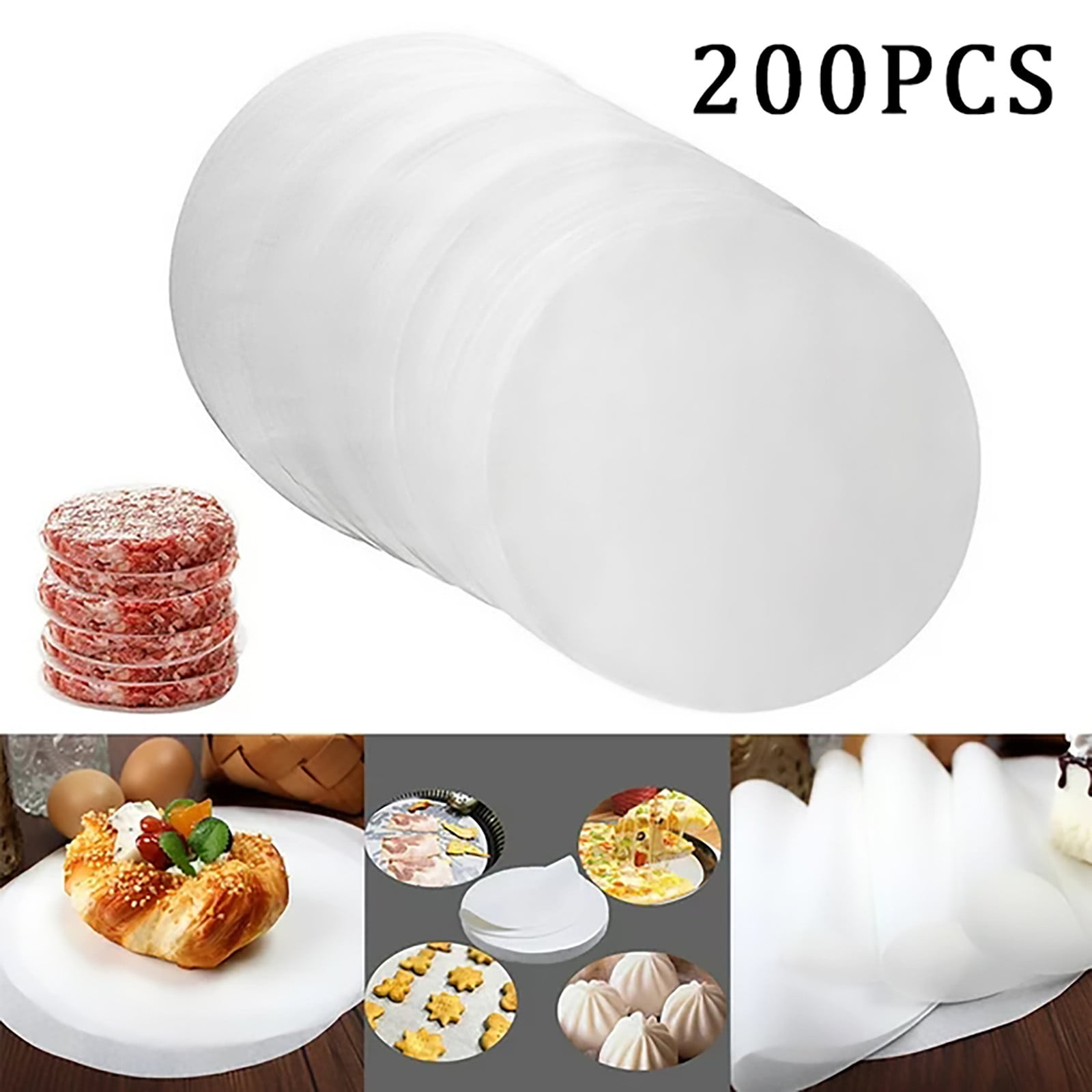 Clearance 200pcs Cake Stripping Paper Pad Silicone Oil Paper Pad Paper