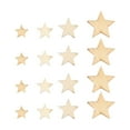 thumbnail image 1 of Clearance 200pcs Rustic Wood Wooden Love Heart Stars Decoration Wood Chips Crafts DIY, 1 of 4