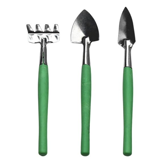 Garden Tools Gardening Stainless Steel Tools Three Sets of Home Mini Shovel Rake Tool Combination Succulent Tools