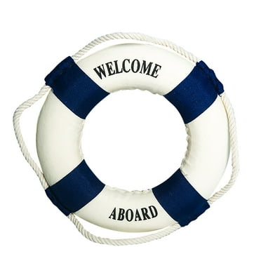 Clearance 2024!Home Decor Summer Nautical Theme Decoration Lifebuoy Home Outdoor Wall Decoration Ornaments